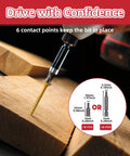 Epoxy Coated Wood Screws For Pressure Treated Lumber Self Tapping Torx Drive Flat Head Kit with T25 Bit in action
