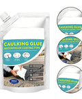 Go To Self Leveling Concrete Filler And Waterproof Sealant That Dries Fast For Floors Walls Decks Outdoor Masonry Cracks Crevices