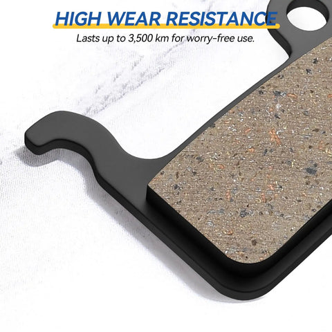 Close-up of High Performance Mountain Bike Disc Brake Pad Set Four Pairs Quiet Resin And Brass Fiber for Shimano Deore XT