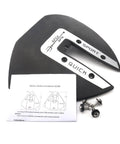 Universal Hydrofoil Stabilizer For 40 To 300 HP Outboard And Sterndrive Boats, Silver Finish with installation kit included