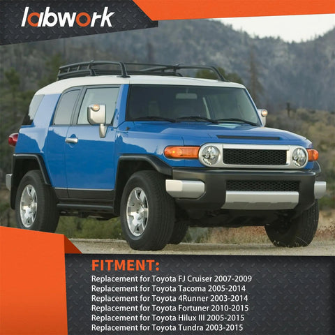 Blue Toyota FJ Cruiser suitable for Idler Pulley Kit Replacement For Toyota 4Runner Tacoma Tundra 4L V6 1GRFE 2003 To 2015