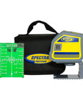 Hella Bright Green Laser Level Delivering Bangin Auto-Leveling Precision For Crisp 90 Degree Layouts Smooth One Man Wall Framing Door Alignments And Ceiling Track Setup with green laser target.