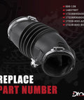 Engine Air Intake Hose Tube With Clamps For Honda Pilot 3 5L V6 2009 2010 2011 2012 2013 2014 2015 Replacement Part 17228-RN0-A00 696-138