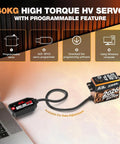 Beefy 40Kg High Torque RC Servo Motor For 1 Tenth Scale Cars Waterproof Brushless Digital Standard Servo 2026 with programmer