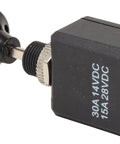 30 Amp 3 Way Push Pull Switch For Auto Dash Lights Parking Lights And Headlights Universal Mount Fits Seven Sixteenth Inch Panel Hole In Panels Up To One Quarter Inch Thick With Screw Terminal Contacts black 30A 14VDC switch