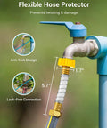 Garden Hose Water Filter For Plants That Really Cuts Chlorine And Odor Boosts Plant Health Perfect For Organic Gardening Farming And Pets 6 Pack Includes 2 Hose Protectors Easy To Install And Durable flexible hose protector preventing kinks and leaks at outdoor faucet