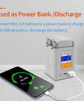 Two Way LCD Battery Charger For DJI Mini 5 Pro Mini 4 Pro And Mini 3 Series charging phone with USB cable
