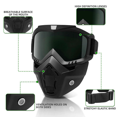 Heavy Duty Welding Mask And Hood With Anti Glare Eye Shield For Cutting And Welding, Anti Dust And Anti UV Protection, Large Viewing Front Window, All In One Safety Gear For Automotive, Construction, Metal Fabrication And Industrial Work.