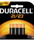 Heavy Duty 21/23 12 Volt Alkaline Battery 4 Pack For Key Fobs Car Alarms GPS Trackers in packaging