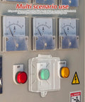 Lockable Button Protector Cover For Push Button Switches And Wall Switches Misoperation Shield To Prevent Accidental Triggers On Industrial Control Panels Waterproof Socket Cover Durable Outlet And Button Guard For Maintenance And Safety, clear cover on green button