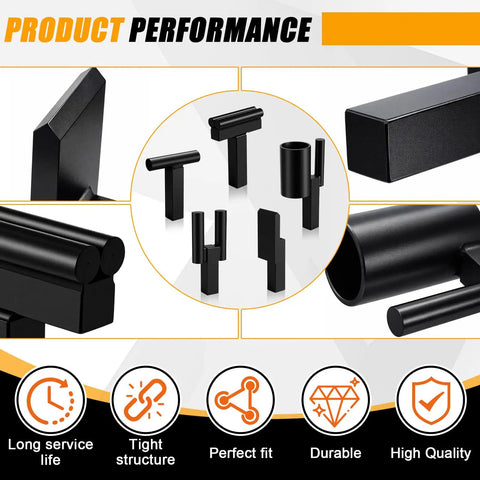 Five Piece One Inch Hardy Hole Blacksmith Tools Set Pro Grade Forging Kit showing tool varieties and features infographic
