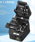 Pro Grade Fiber Optic Cleaver And Cable Cutter Set With Automatic Return, High Precision 0.8 Degree Cut, 3-port stripper