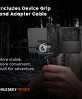 Ultra Clear Thermal Monocular For USB C Phones And Tablets, Night Vision Infrared Camera For iPhone iPad And Android shown with adapter
