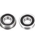 Flanged Ball Bearing F6202 2RS 15x35x11mm Double Sealed Chrome Steel Bearings Pack Of 2, top view