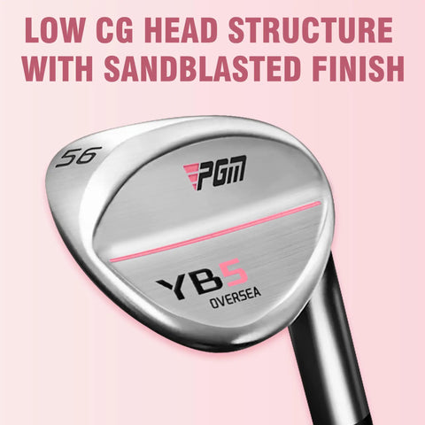 Close-up of a sandblasted golf club head from Women's 12 Piece Golf Club Set With 460cc Driver, Fairway Wood, Hybrid, Irons, Putter.