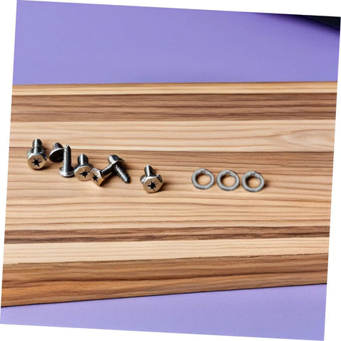 Stainless Steel Split Ring Lock Washer Kit 100 Pcs Heavy Duty Vibration Resistant Lock Washers For Bolts And Nuts Industrial Grade Outdoor And General Repairs on wood background