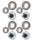 All In One Trailer Wheel Hub Bearings Kit With 15123 15245 And 25520 Bearings Complete Cotter Pin Kit Four Pack Wheel Bearing Assembly