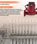 Heavy Duty Three Speed Water Circulator Pump Replacement For Hydronic Heating Systems 115 Volts UPS1558FRC on piping system.