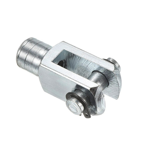 M6x1 Air Cylinder Rod Clevis End 3 Pack Female Thread Y Connector 33mm Length For Air Cylinder Foot Mounting Work Silver High Strength Low Carbon Steel, clevis end with pin