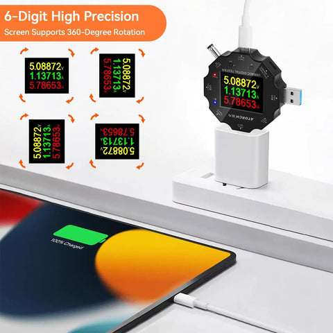 Must Have Power Meter Tester For Chargers And Power Banks Real Time Voltage Current Power Energy Capacity Resistance