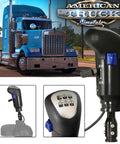 USB Truck Simulator Shifter Knob For ATS And ETS2 PC Racing with realistic design and gear shift buttons, ideal for truck simulators.