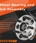 Rear Wheel Hub And Bearing Assembly For Left And Right Fit For Toyota Prius And Prius PlugIn 2010 2015 Durable Replacement