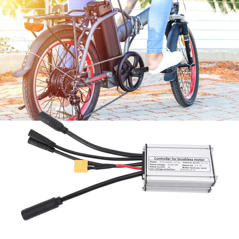 Waterproof Sine Wave Motor Controller for Electric Bicycles and Scooters 36V 48V 250W 350W Six MOSFET Power Module for Smooth Throttle and Reliable Weatherproof Performance on Any Ride