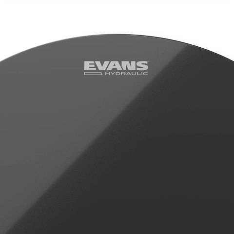 Hydraulic Two Ply 10 Inch Tom Drum Head With Oil Layer For Fat Short Rock N Roll Tone And Suppressed Overtones Black Finish For Studio And Live Drumming