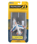 Runway24 A7 Corsair Die Cast Aircraft Toy Play Set With Connectable Runway Pieces Realistic Military And Commercial Jet Details