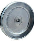 AB500 Half Inch Bore 5 Inch OD One Groove V Belt Pulley For AB 5L 4L V Belts, Heavy Duty Carbon Steel Motor Pulley Zinc Plated 1020 Steel