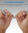 Hands bending Flexible Shaft Extension For Impact Tools 360 Degree Bend To Reach Tight Auto Repair Spaces Half Inch Drive.