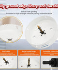 Heavy Duty Bi Metal Hole Saw With Arbor 37Mm 1-7/16 Inch M42 High Speed Steel 8 Percent Cobalt sharp edge for precise cutting.