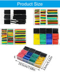 Top Quality Heat Shrink Tubing Kit With Assorted Sizes And Vibrant Colors For Superior Electrical Insulation Wire Repairs And Mechanical Protection Perfect For Electricians And DIYers Looking To Get Job Done Right Fast, plastic storage box