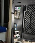 Backplate Filter Cover For PC Case Rear Panel 5.8 By 17 CM 2.28 By 6.69 IN IO Shield installed on computer case