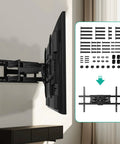 Universal TV Mount Hardware Kit Featuring M4 M5 M6 M8 Screws And Spacers In A Sturdy Organizer Box with wall-mounted TV and screws.