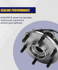 Rear Wheel Bearing And Hub Assembly Drop In Direct Fit For 2004 2010 Infiniti QX56 Rear Models and others with ABS and 6 Lug Bolts