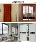 Applications of 32.8 Ft Self Adhesive Weather Stripping Seal for Windows and Doors in various home settings