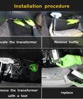 Installation steps for Heavy Duty Voltage Converter Module And Auxiliary Battery No Sweat Install For Mercedes Benz C300 GLE350