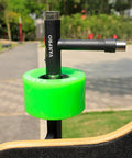 All In One Skate Tool For Quick Repairs On Skateboards Longboards Penny Boards And Roller Skates Snow Black Finish with wheel
