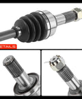 Front CV Axle Shaft Assembly Pair For Honda Rancher 420 2014-2016 4x4 Auto DCT ES EPS Models close-up details