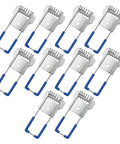 10 Pack Downlight Panel Lamp Spring Clips 18x25mm For LED Recessed Lighting Installations, Heavy Duty Iron Spring Brackets For Easy No Brainer Ceiling Lamp Mounting, pack of 10