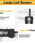 6 Inch Stainless Steel Digital Caliper With Large LCD Display Effortless Inch And Metric Conversion Vernier Micrometer Precision Gauge