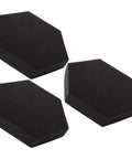 Heavy Duty Hexagon Acoustic Foam Panels For Home Studios And Offices Built Tough Soundproofing Tiles in black foam design.