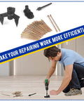 Kick Floor Squeaks Right Out The Door With This Heavy Duty Squeaky Floor Repair Kit Using Tough Joist Screws And Guided Tools For Total Home Silence Fast Today with repair tools and screws.