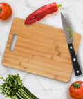 Rectangle wood cutting board on marble, knife, fresh vegetables, Engineer By Day Chef By Night Wood Cutting Board Dope Gift For STEM Lovers