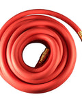 Durable 25 Foot EPDM Rubber Air Hose with Three Eighth Inch Inner Diameter, 250 PSI Working Pressure, coiled view