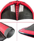 Inflatable Windsurf Board With Foil Hydrofoil And Wing Foil Kit, red and black wing, reinforced seams, portable performance