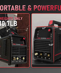 205A TIG Welder With Pulse And Large LED Display, Three In One Stick DC TIG Pulse TIG Welding Machine, Dual Voltage 110V And 220V