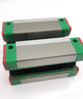 Precision Linear Guide QEH25CA QEH25 QEH25CAZ0C ZAC Z0H GK Block Carriage Rails in stacked view for CNC machines and 3D printers.