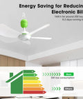 17 Inch USB Ceiling Fan For Camping And Outdoor Use Portable Tent Gazebo RV Cruise With On Off Button And 13.2 Foot Cord